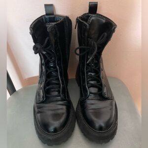 Dolce Vita- black combat boots (size 9)